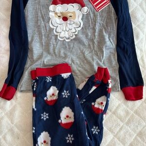 Holiday FamJams Santa Claus Kids Pajamas Set Size M(8)
